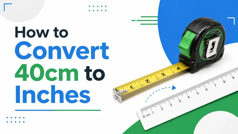 40cm to Inches