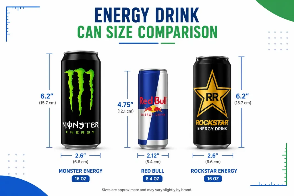 Monster Can vs Other Popular Energy Drinks