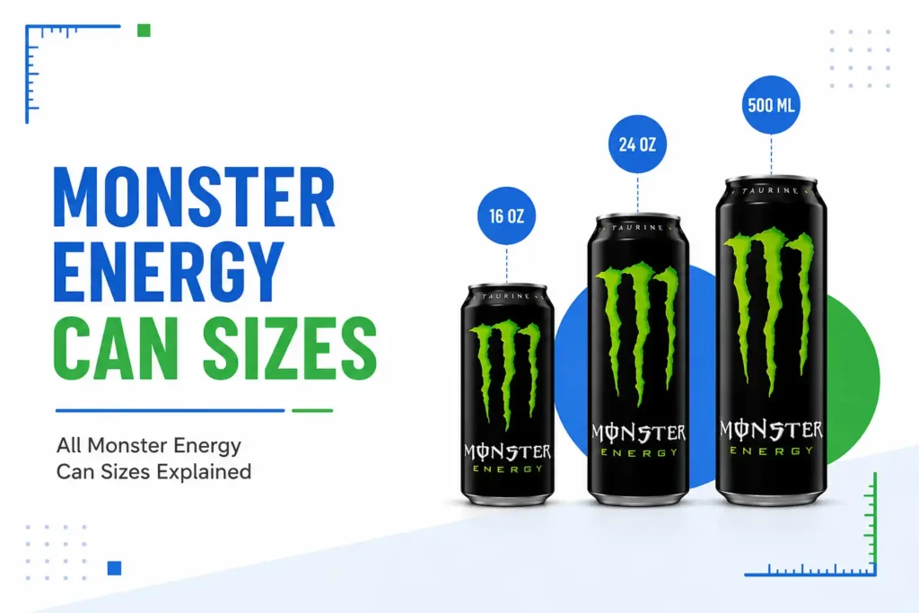 Monster Energy Can Sizes