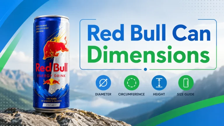 Red Bull Can Dimensions