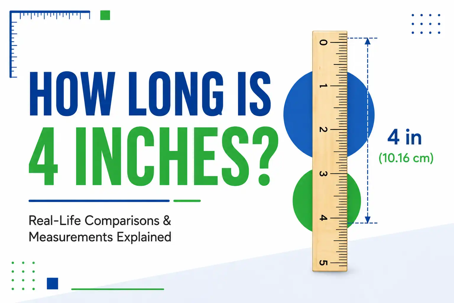 how long is 4 inches